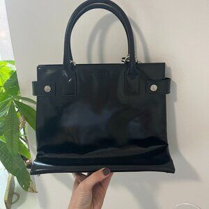 Gucci Black Patent Leather Handbag